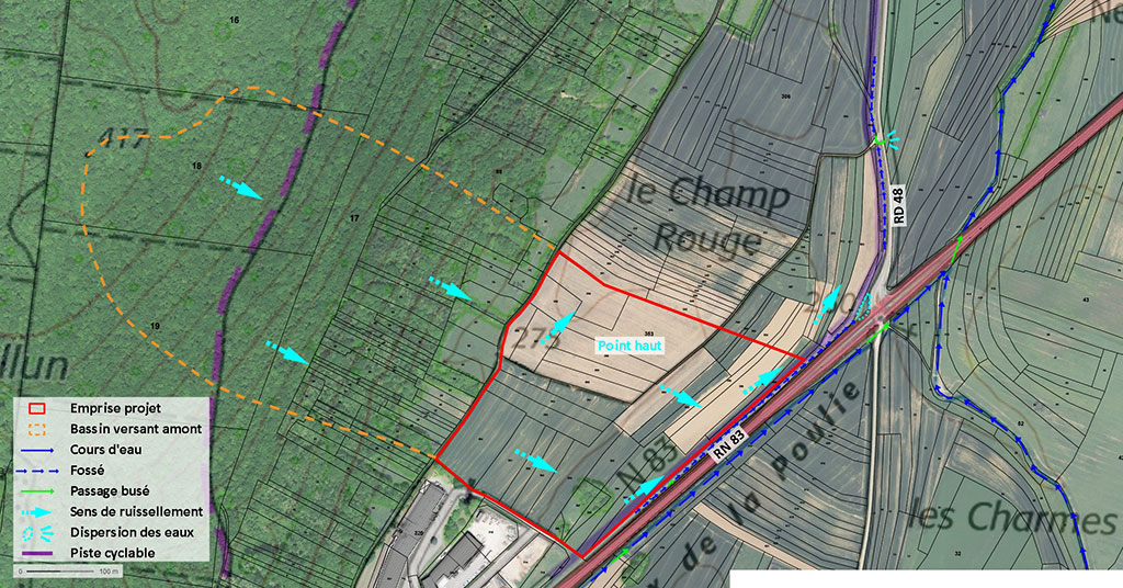 Carte bassin versant